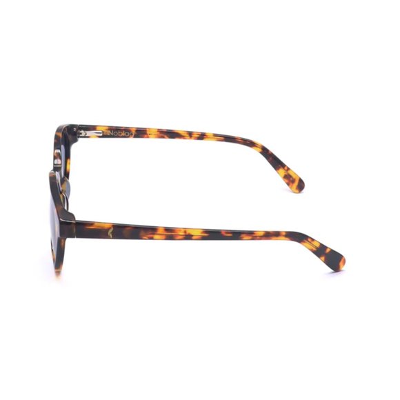 Noblag Greg Narrow Round Grey Polarized Lenses Sunglasses Unisex - Picture 4 of 4